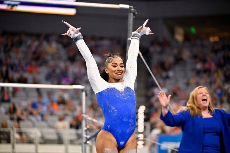 NCAA gymnastics championships results: No. 1 seed knocked out in semis