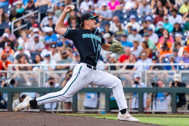 Coastal Carolina pitcher Jacob Morrison makes history in CWS gem