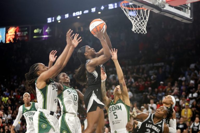 A’ja Wilson’s 38 pace Aces past Storm into WNBA semis: Highlights, score