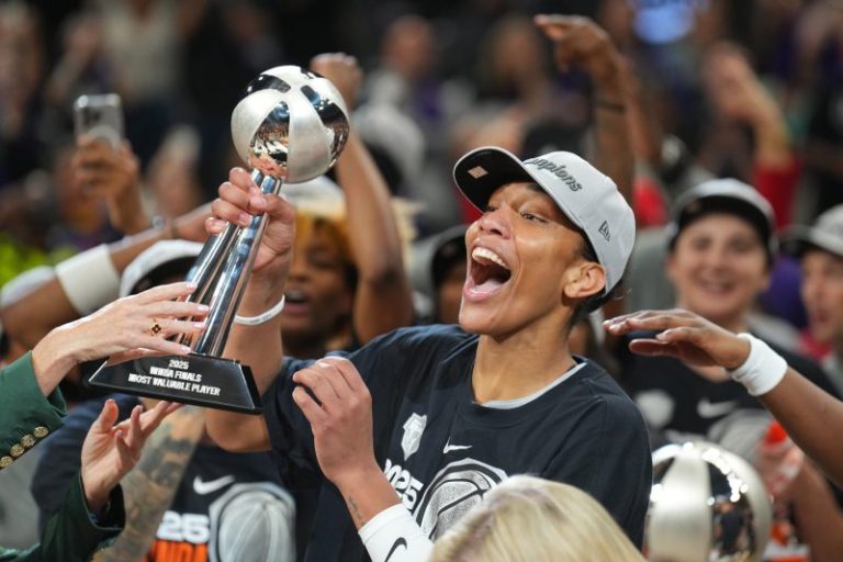 Aces’ A’ja Wilson wins second WNBA Finals MVP