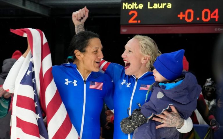 Bobsled queens inspire with medals on the track, motherhood off it
